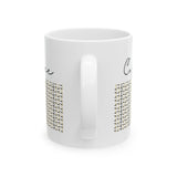 Handwoven Style Ceramic Mug, Cozy Coffee Cup, Home Decor Gift, Modern Kitchen, Tea Mug, Unique Housewarming Present
