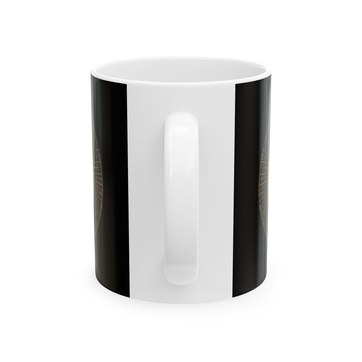 Centered Terrain - Morning Orbit Black Mug