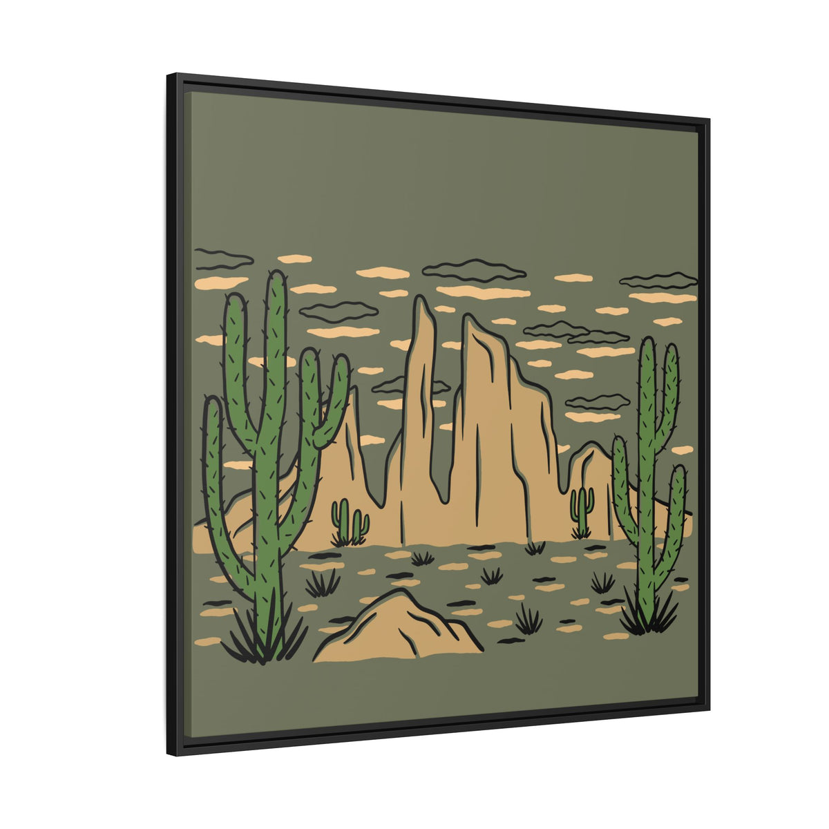 Silent Mesa Framed Wall Art