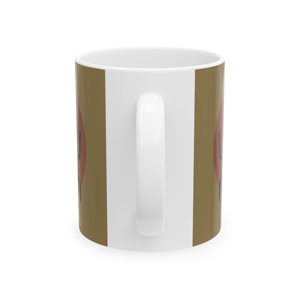 Scarab Beetle Ceramic Mug — Retro Bug Illustration Coffee Cup (11oz, 15oz)
