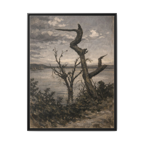 Silent Lakeside at Dusk