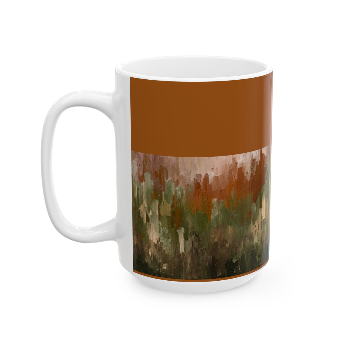 Autumn Canopy | Terracotta Accent Ceramic Mug