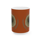Earth Core - Earthy Brown Ceramic Coffee Cup