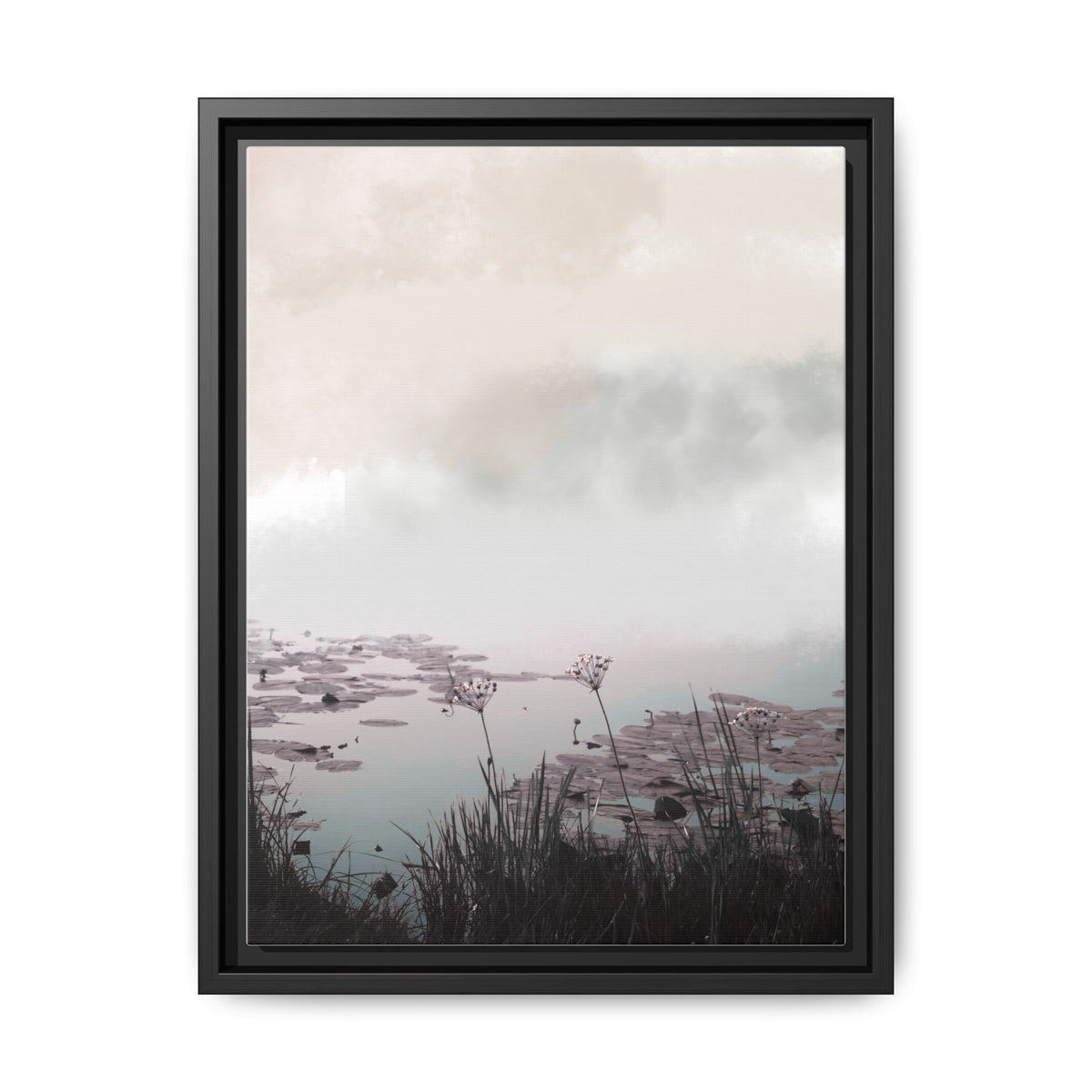 Serene Mist  Lakeside Wall Art