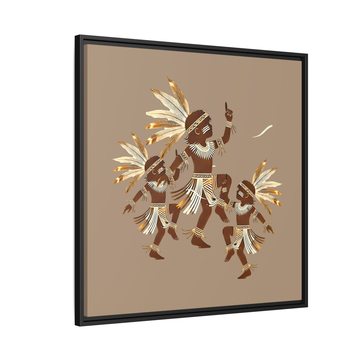 Tribal Fluid  Wall Art - Framed