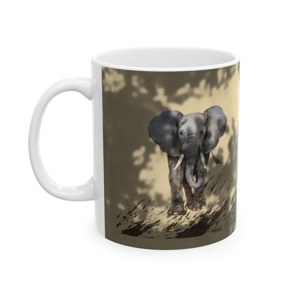 Quiet Strength Elephant Mug