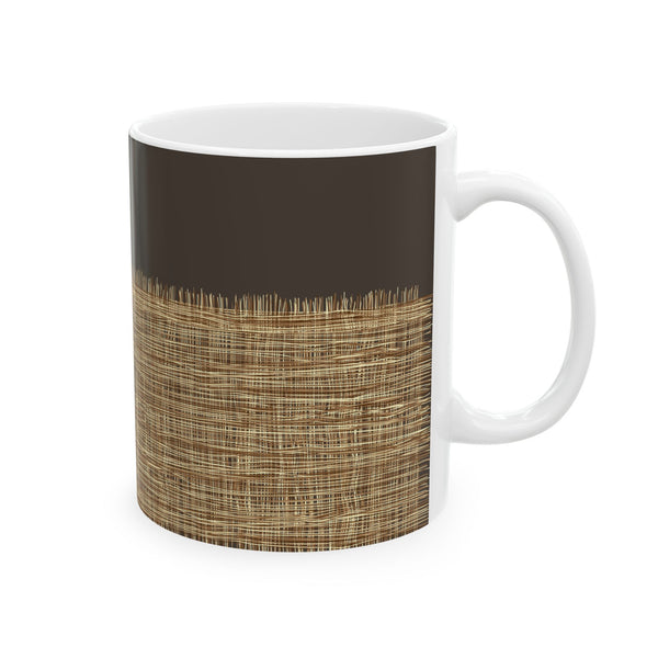 Woven Rhythm Morning Mug