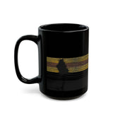 Earthbound Lines Black Ceramic Mug