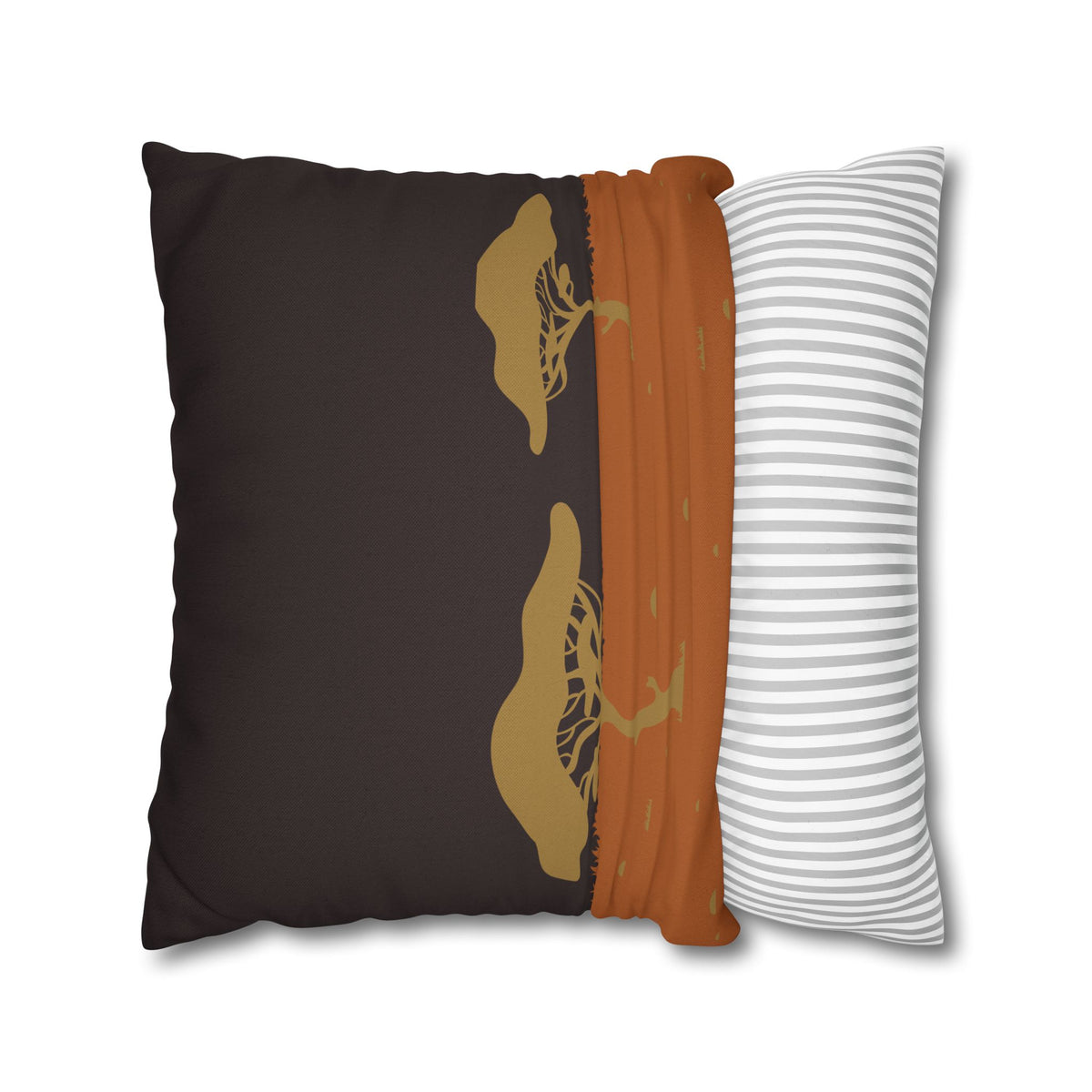 Savanna Sunset Pillowcase — Rustic Acacia Tree Decorative Throw Pillow