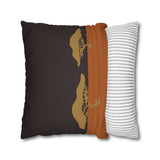 Savanna Sunset Pillowcase — Rustic Acacia Tree Decorative Throw Pillow