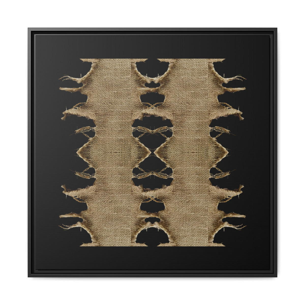Woven Echo Canvas Wall Decor