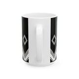 Tribal Diamond Ceramic Mug