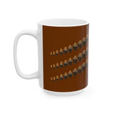 Gathered Rhythm Earth-Tone Mug