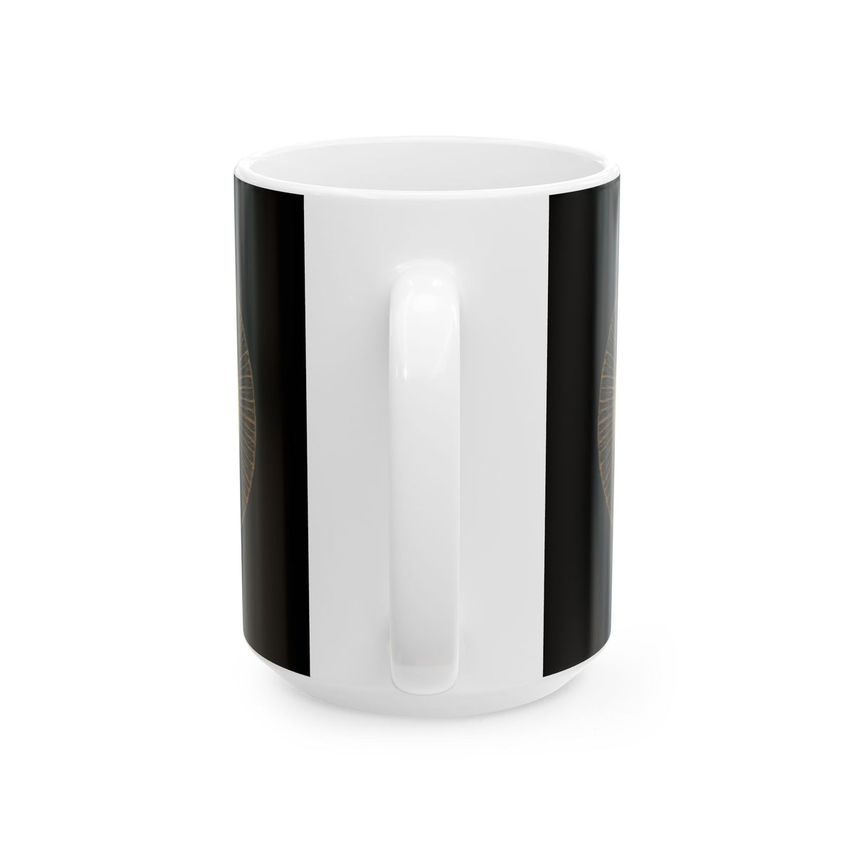 Centered Terrain - Morning Orbit Black Mug