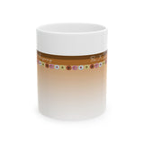 Mug - 'Be Kind Anyway' Floral Design Earthy Colors Motivational Gift