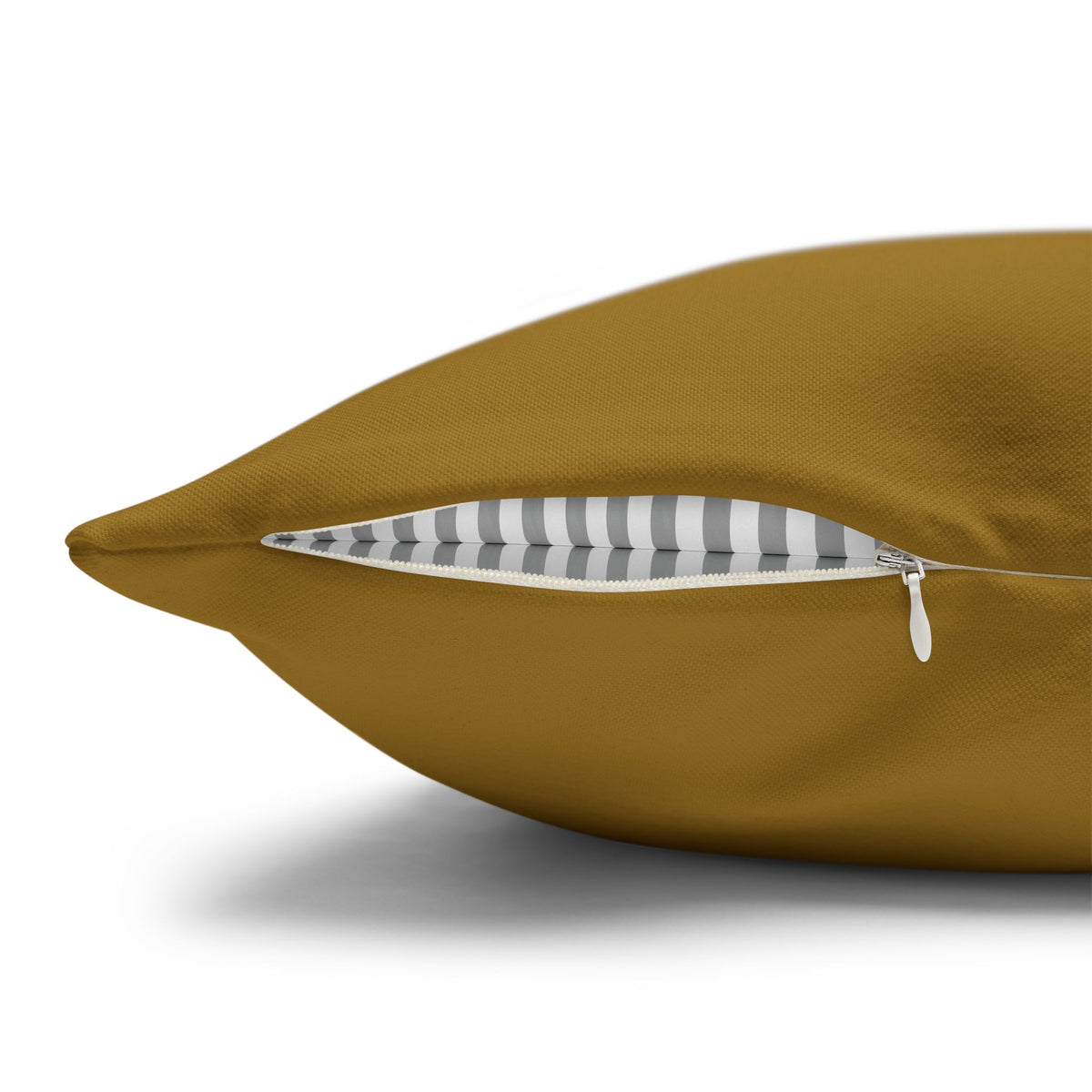 Golden Fern Botanical Pillow Cover - Ochre & Olive Nature-Inspired Cushion