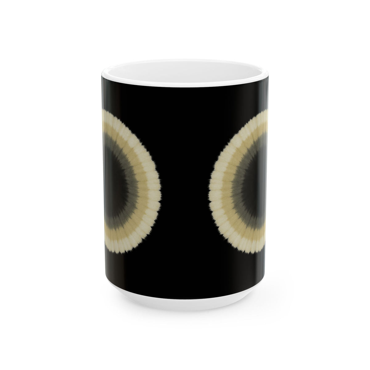 Eclipse Bloom Black Mug