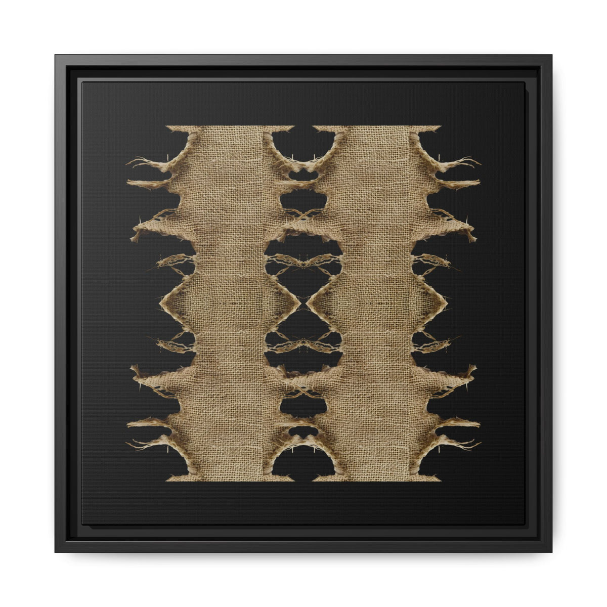 Woven Echo Canvas Wall Decor