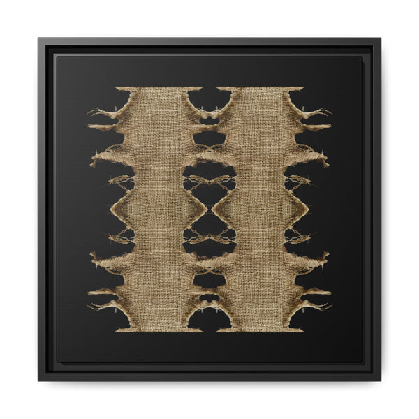 Woven Echo Canvas Wall Decor