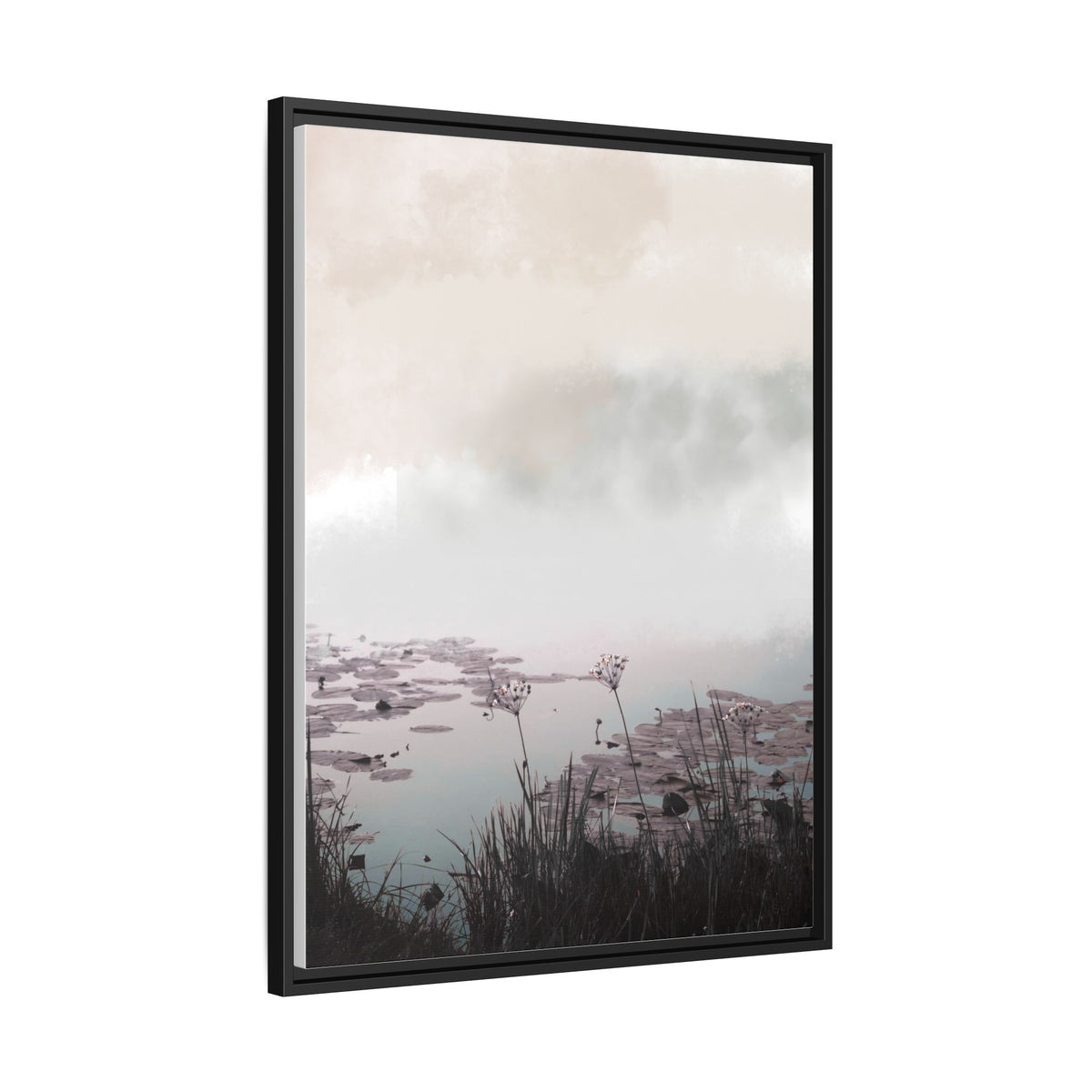 Serene Mist  Lakeside Wall Art