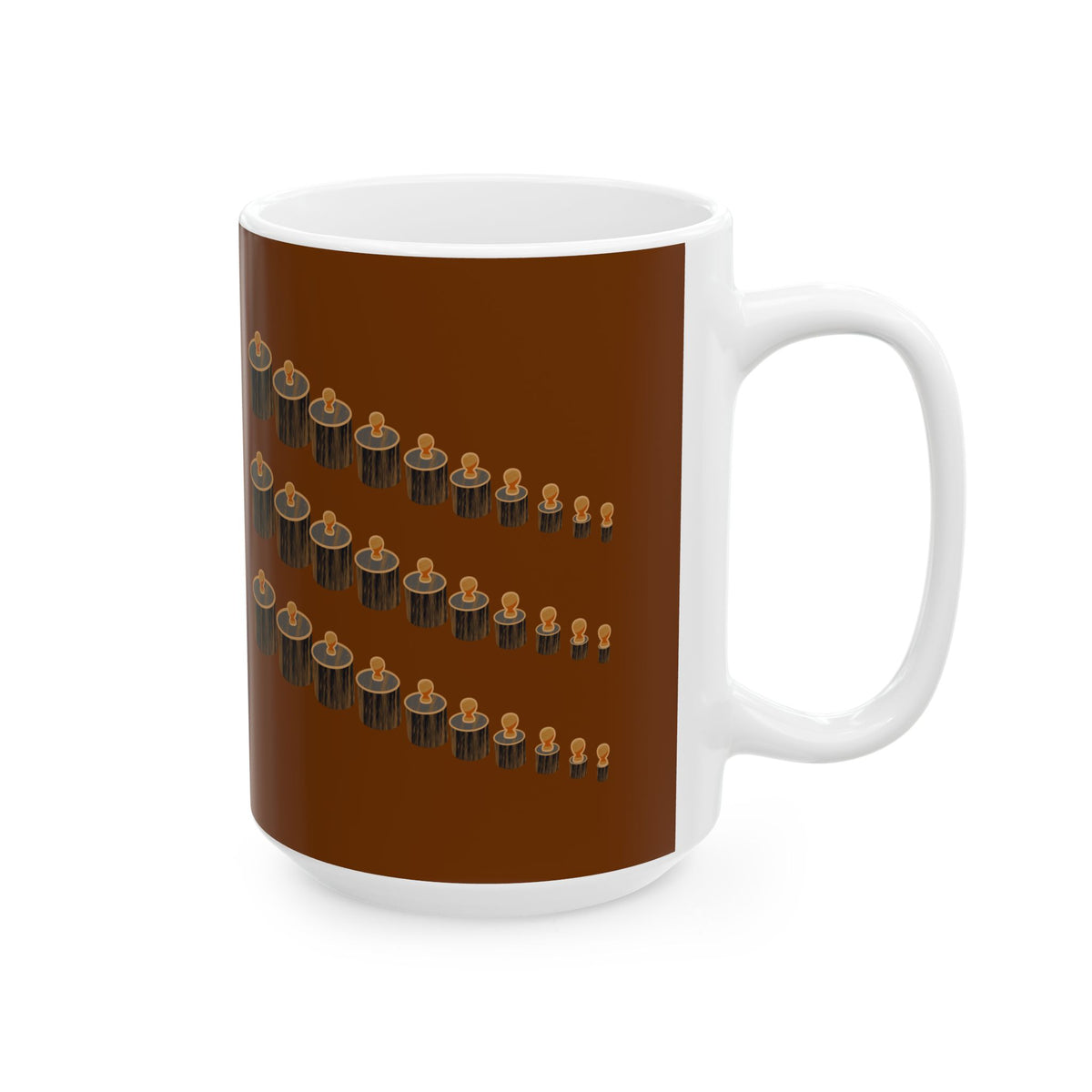 Gathered Rhythm Earth-Tone Mug