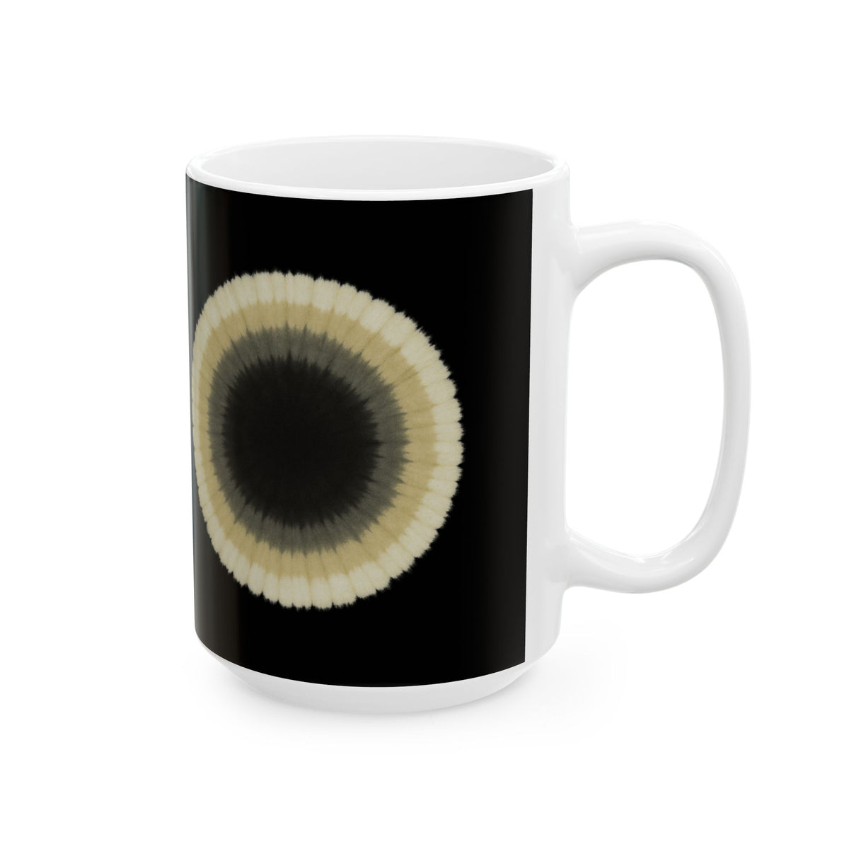 Eclipse Bloom Black Mug