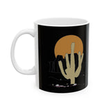 Desert Sunset Ceramic Mug - Nighttime Coffee Cup