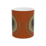 Earth Core - Earthy Brown Ceramic Coffee Cup
