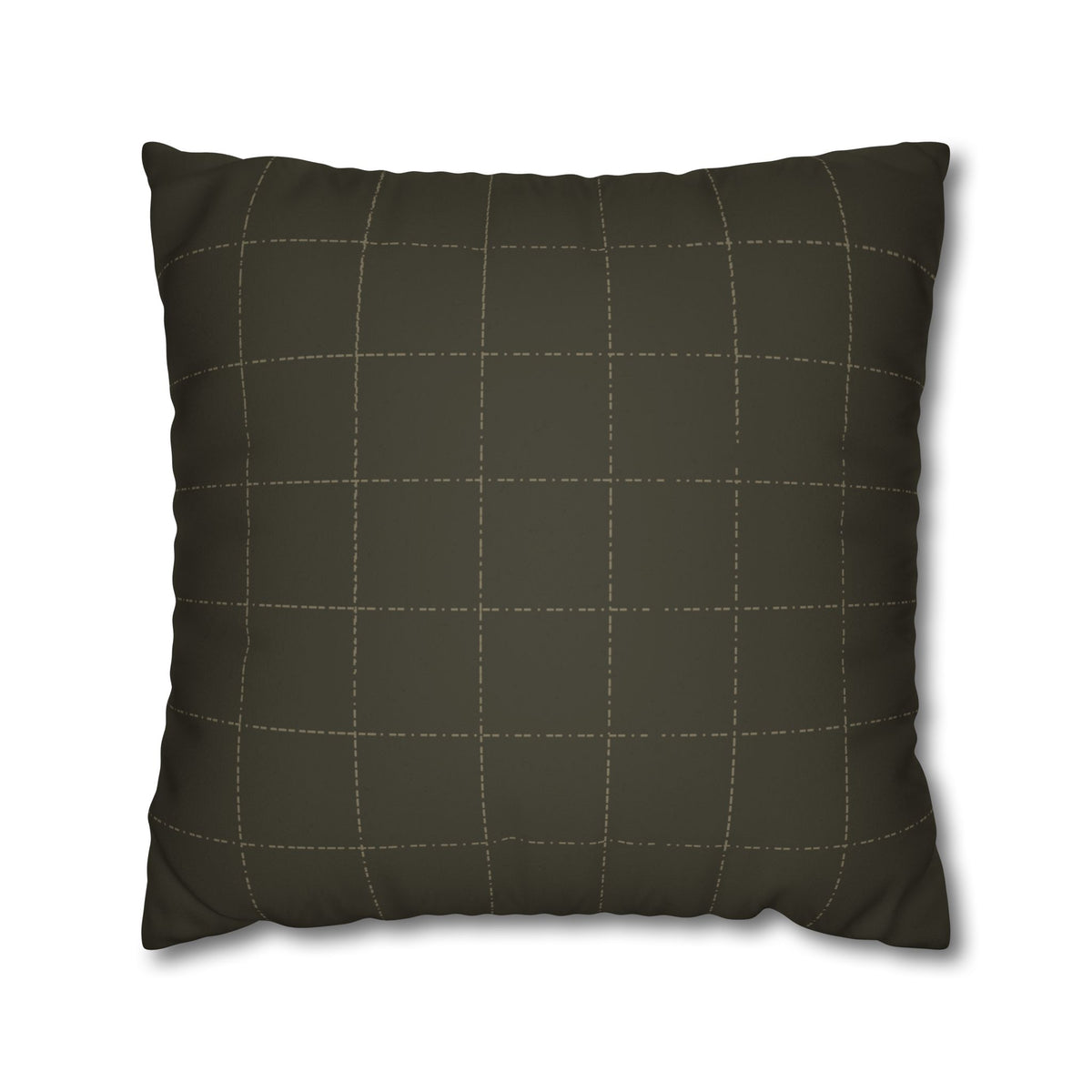 Faux Suede Square Pillowcase