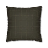 Faux Suede Square Pillowcase