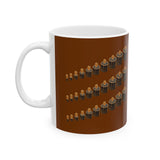 Gathered Rhythm Earth-Tone Mug
