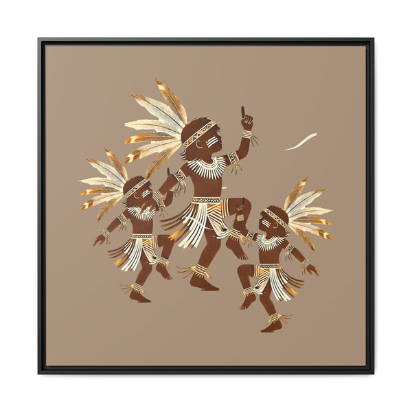 Tribal Fluid  Wall Art - Framed