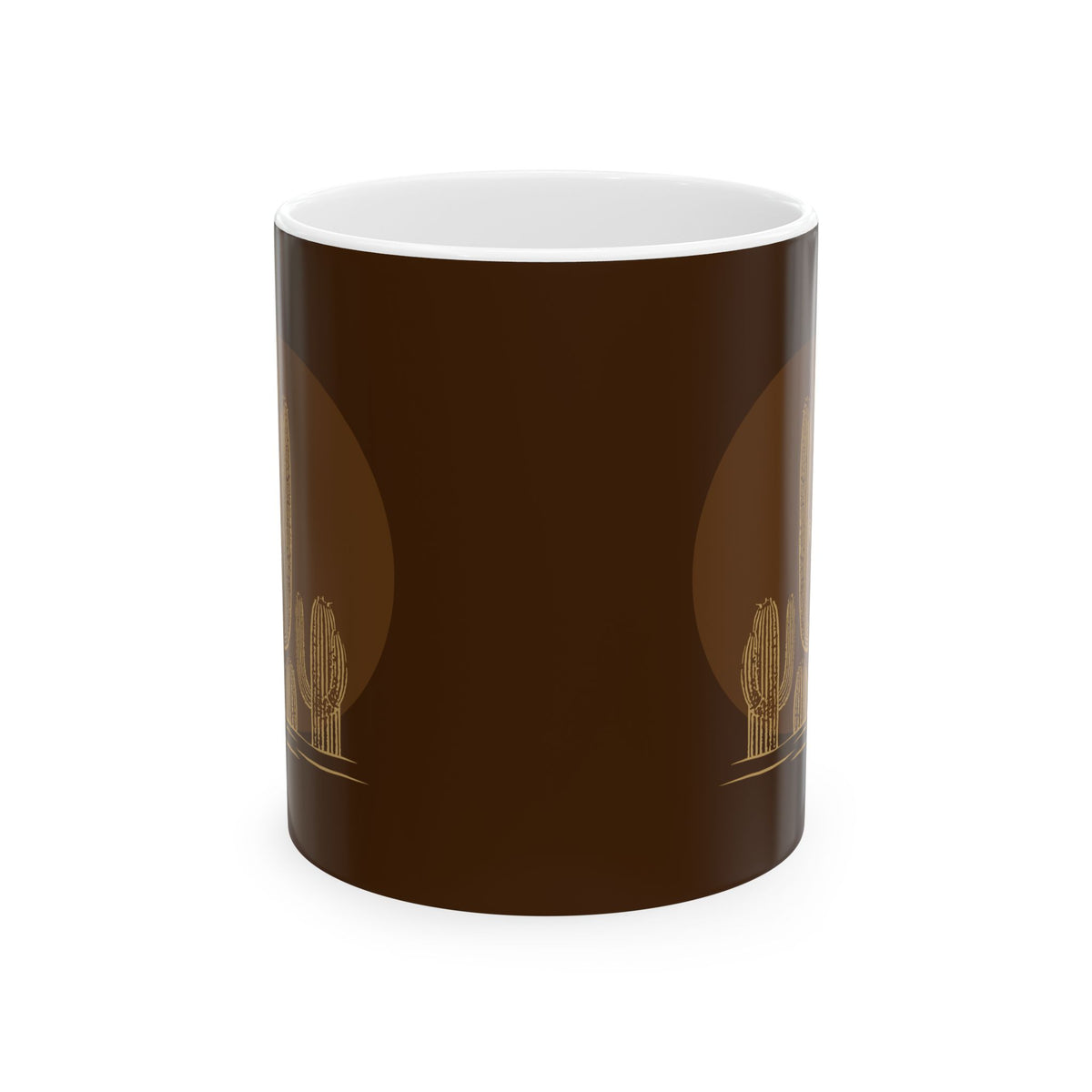 Desert Sun Saguaro Ceramic Mug