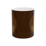 Desert Sun Saguaro Ceramic Mug