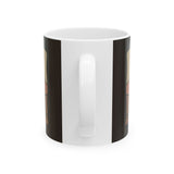 Desert Sunset Ceramic Mug — Southwestern Cactus Coffee Cup (11oz/15oz)