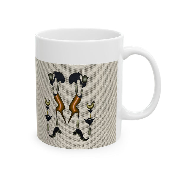 Rooted Echo - Earth Ritual Ceramic Mug