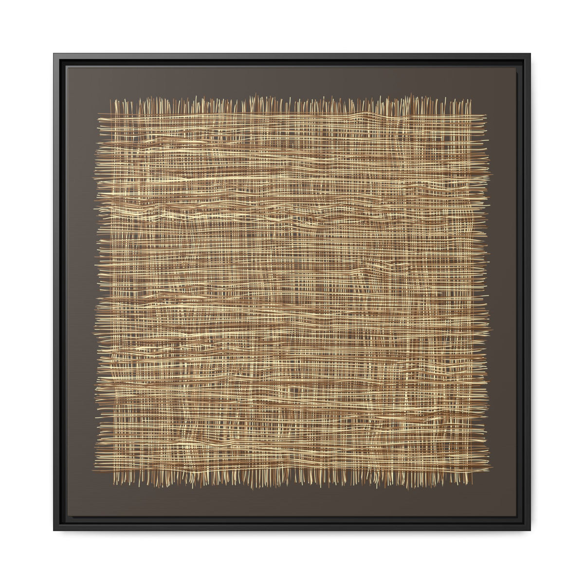 Woven Rhythm Wall Art - A Study in Texture & Stillness
