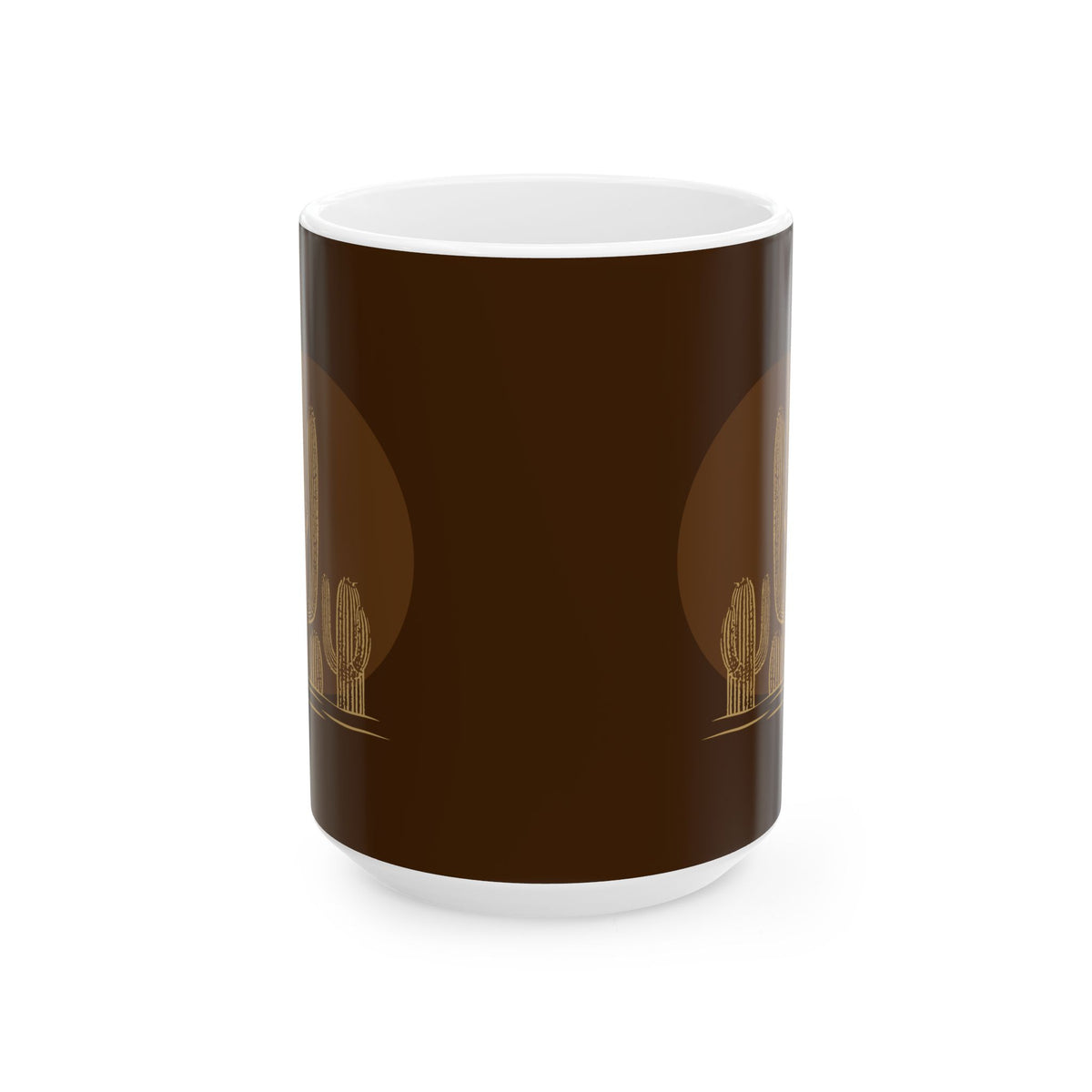 Desert Sun Saguaro Ceramic Mug