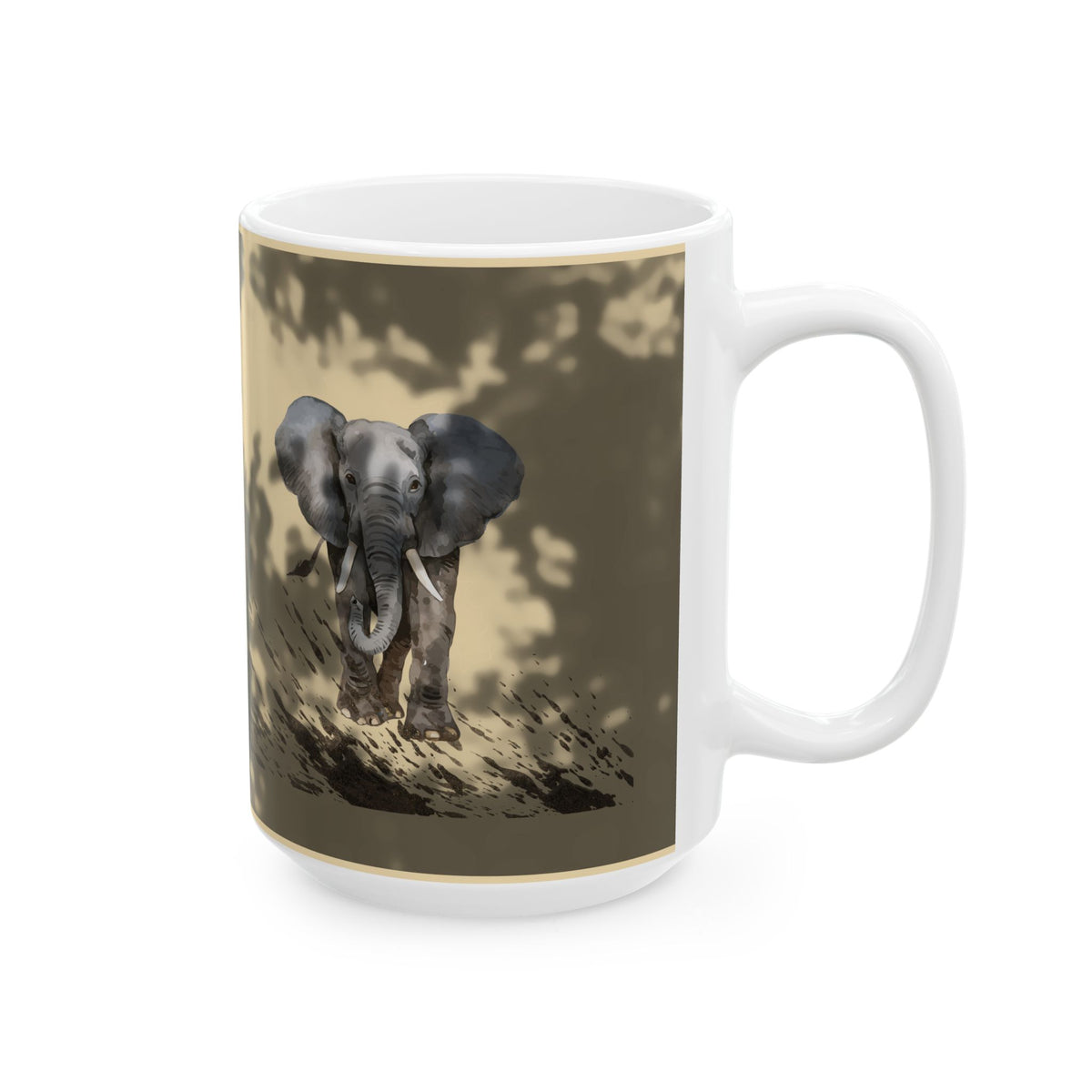 Quiet Strength Elephant Mug