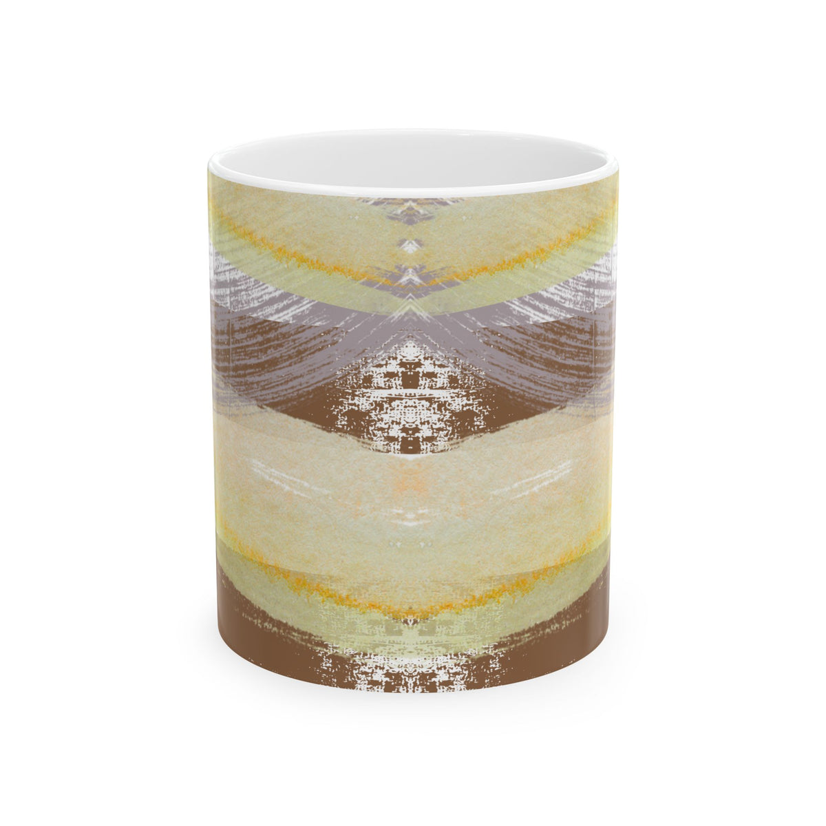 Golden Drift Ceramic Mug