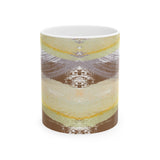 Golden Drift Ceramic Mug