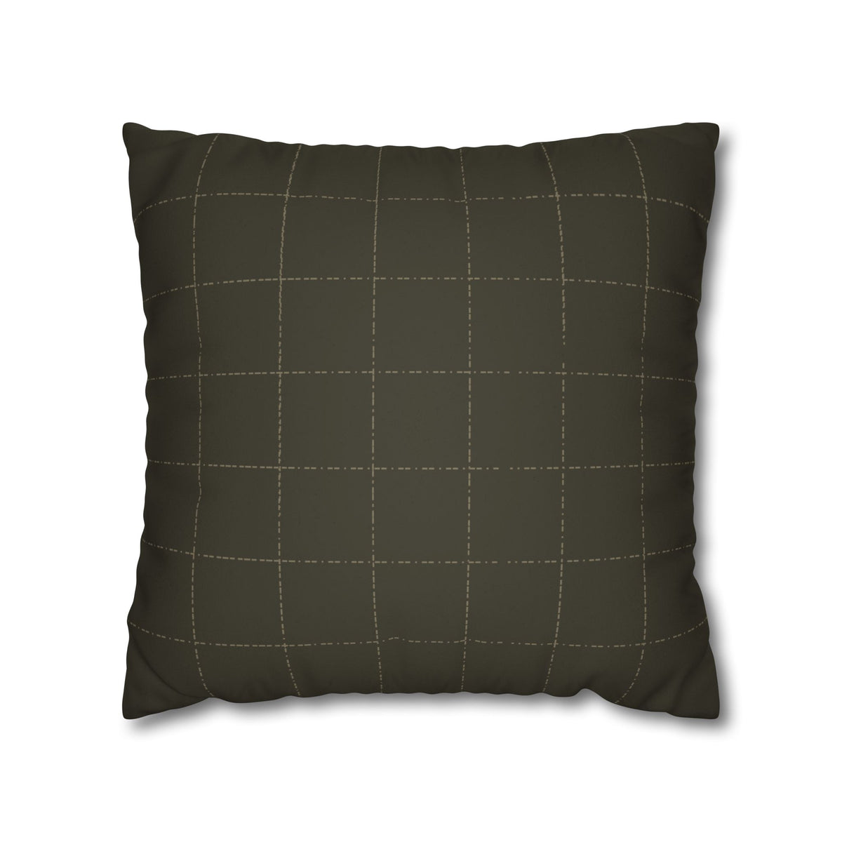 Faux Suede Square Pillowcase