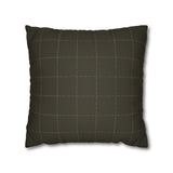 Faux Suede Square Pillowcase