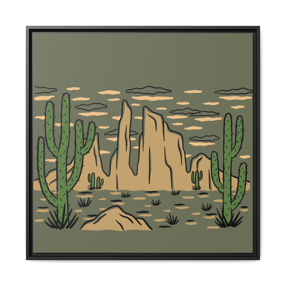 Silent Mesa Framed Wall Art