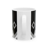 Tribal Diamond Ceramic Mug