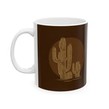 Desert Sun Saguaro Ceramic Mug