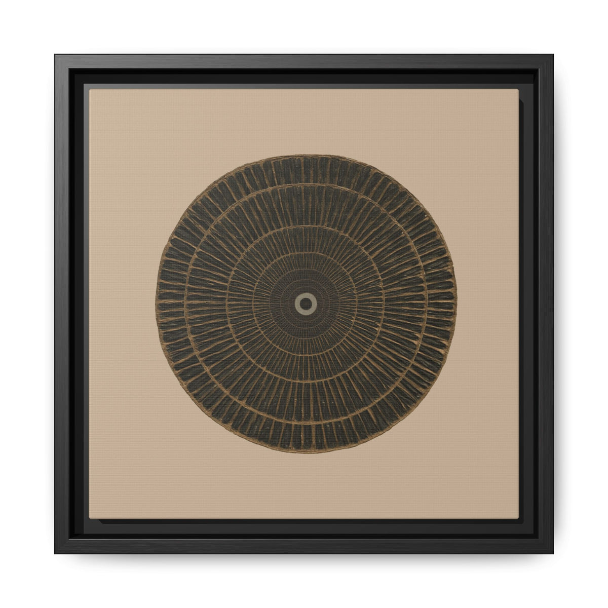 Wood Grain Mandala  Canvas