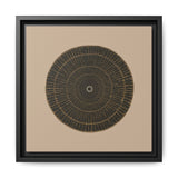 Wood Grain Mandala  Canvas