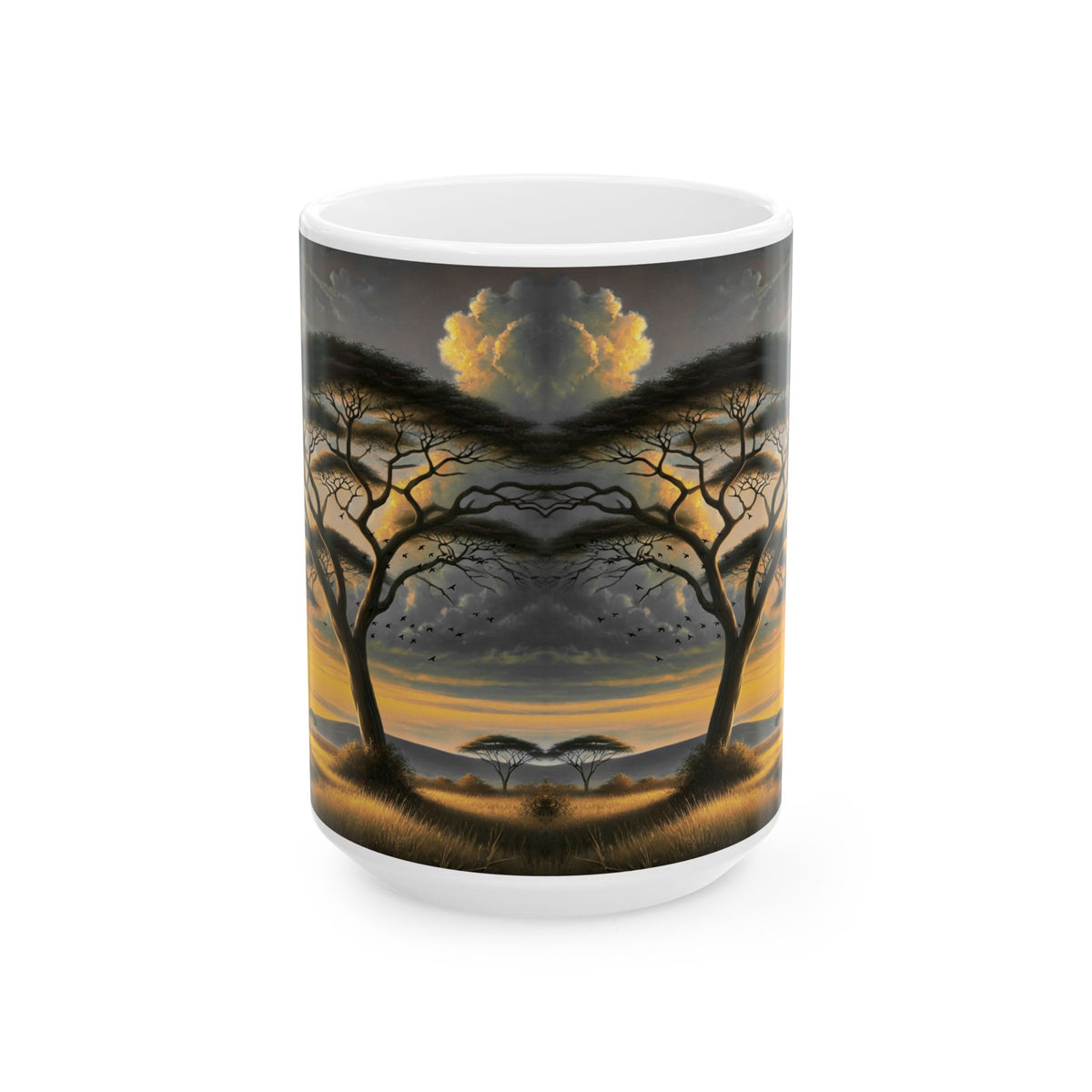 Sunset Acacia Ceramic Mug