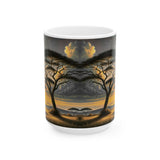 Sunset Acacia Ceramic Mug